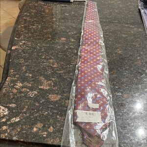 Canali maroon and Blue Geometric Tie